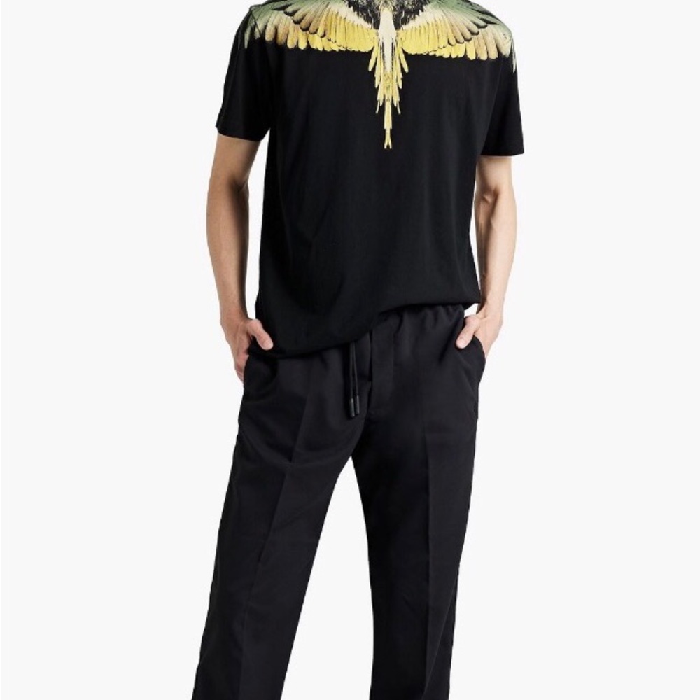 BNWT MARCELO BURLON FEATHERS LARGE SS T SHIRT
